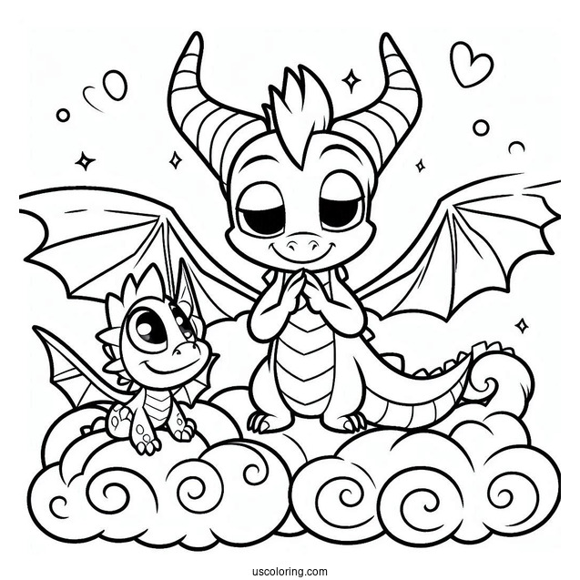 Sypro Coloring Page Adorable Belen In the Clouds Coloring Sheet