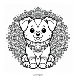 Puppy Mandala