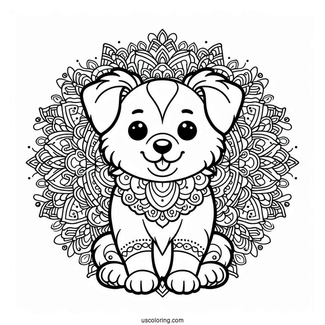 Puppy Mandala