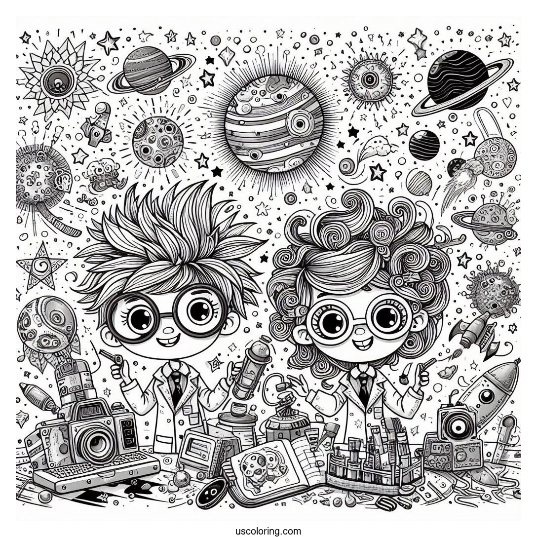 Rick and Morty Coloring Pages Featured Image