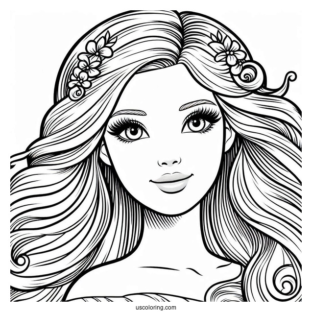 Barbie Movie Coloring page 4