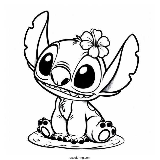 Lilo & Stitch Coloring Page Of Experiment 149 Bonnie