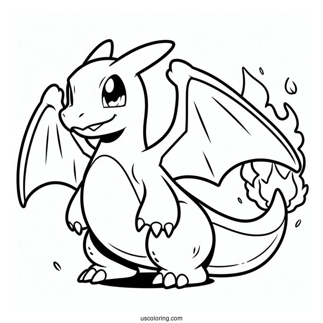 Coloring Page Of Charizard