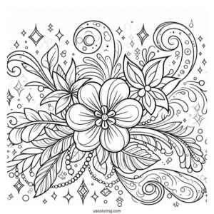 Easy Shimmer And Shine Coloring Page For Kids