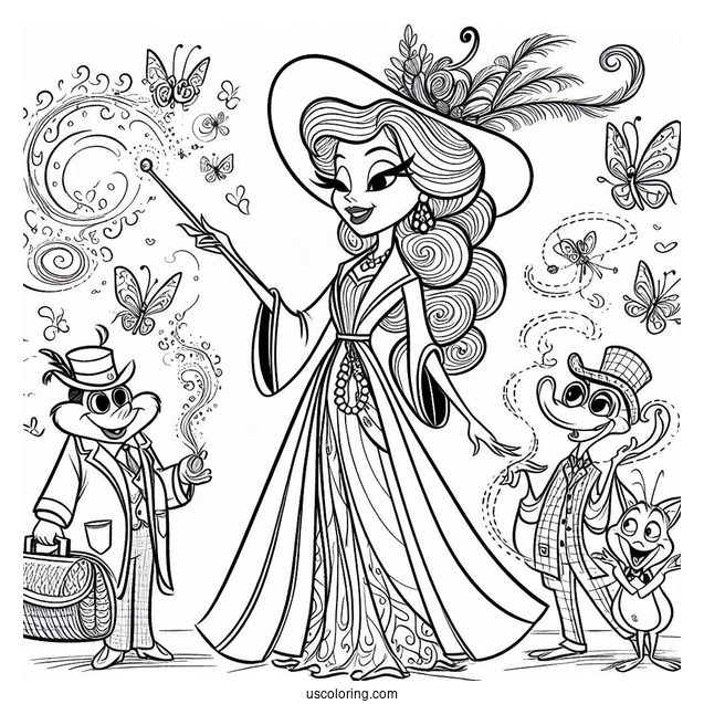 Dr. Facilier Coloring Sheet