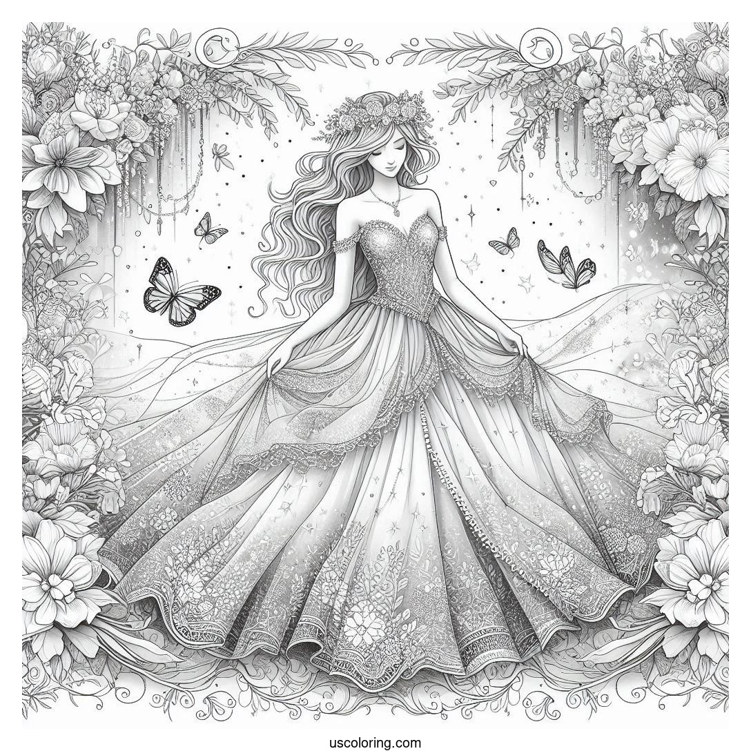 belle coloring pages feature image