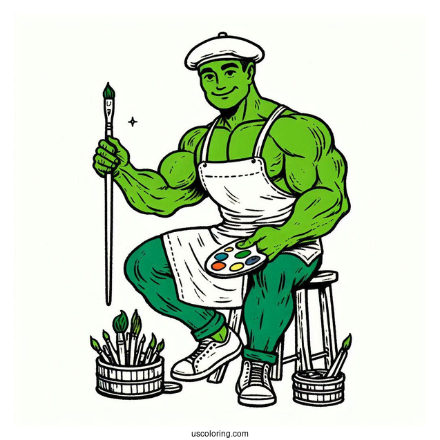 Hulk And Spider Man Coloring Page