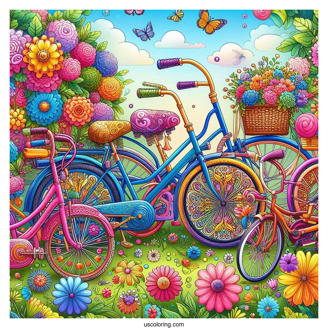 Bicycle Coloring Pages Featured Image