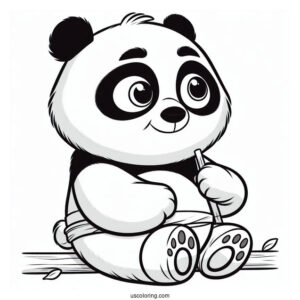 Baby Po From Kung Fu Panda To Color_