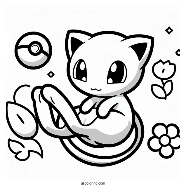 Mew Pokemon To Color