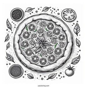 Simple Outline Of Wood Fired Pizza