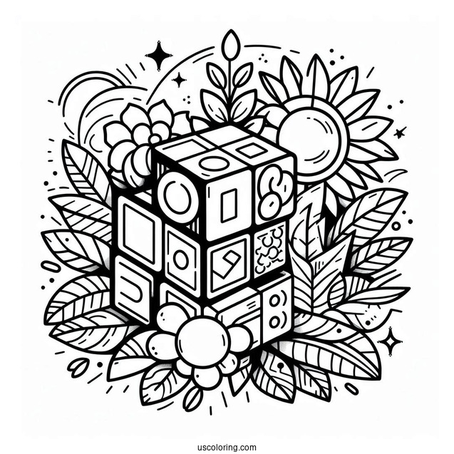 Numberblocks Coloring Page 15