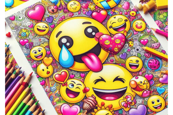 Emoji Coloring Pages Featured Image