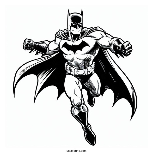 Batman_ The Animated Series Coloring Page