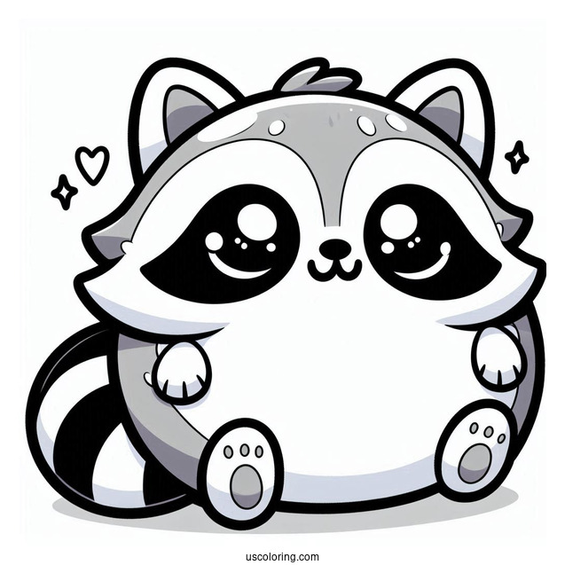 Rocky The Raccoon Squishmallow