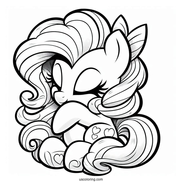 Pinkie Pie Coloring Page Of Trinity Pie Hugging