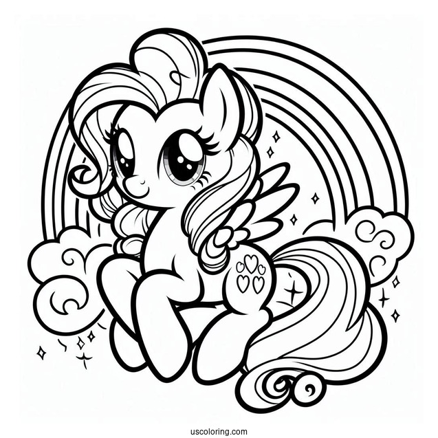 Pinkie Pie Pony Over Rainbow