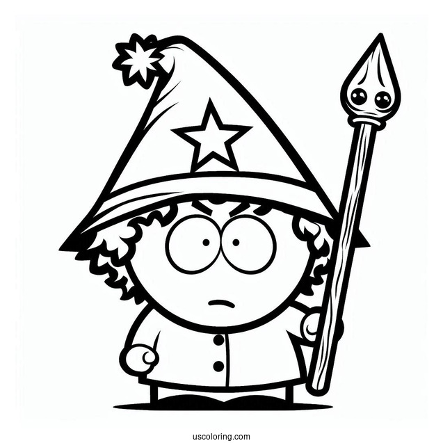 South Park Coloring Page The Stick of Truth For Kids
