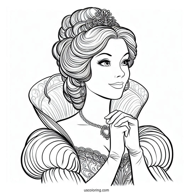 Lady Tremaine (Wicked Stepmother) From Cinderella To Color