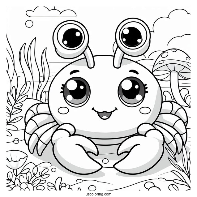 Octonauts Coloring Page Of Fiddler Crab