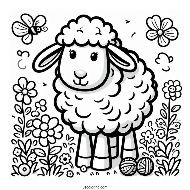 Shaun The Sheep Coloring Page