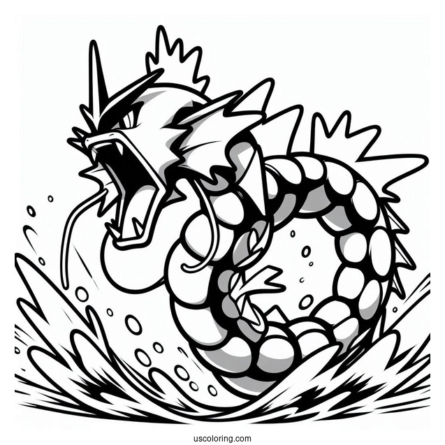 Gyarados In Attack Mode