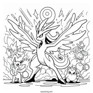 Legendary Pokemon To Color