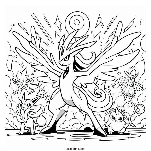 Legendary Pokemon To Color