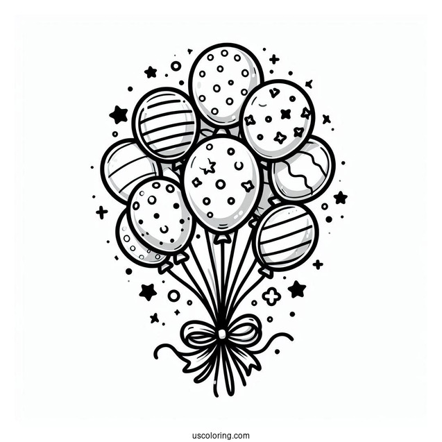 Bunch Of Party Balloons