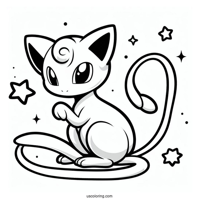 Mew Pokemon To Color