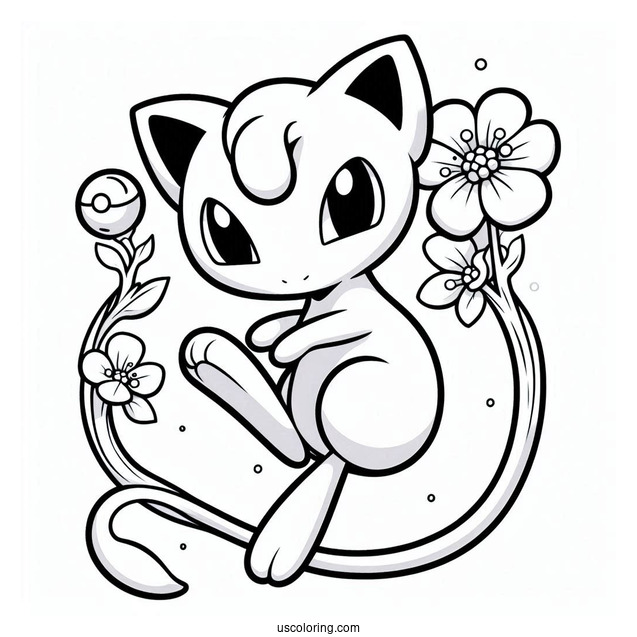 Mew Pokemon To Color