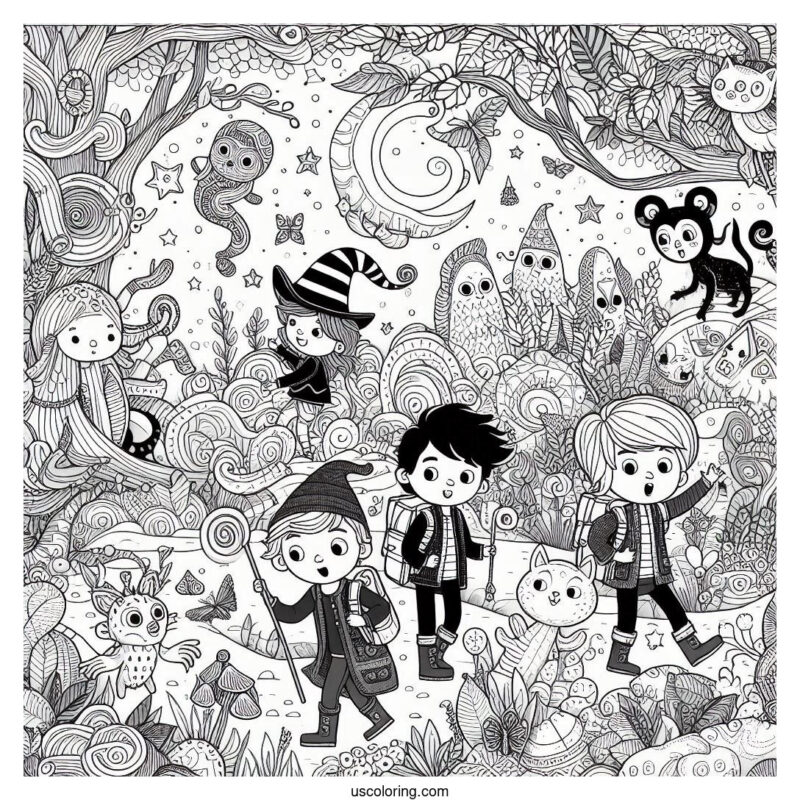 stranger things coloring pages featured image