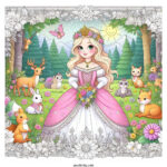 snow white coloring pages feature image