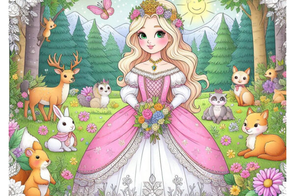 snow white coloring pages feature image