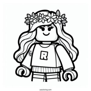 Roblox Logo Coloring Page For Kids