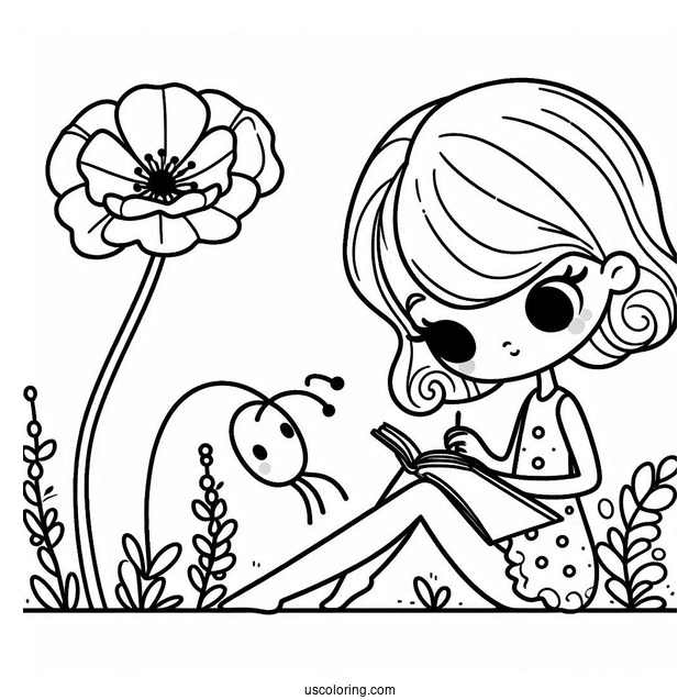 Poppy Playtime Coloring Page Of Simple Mommy Long Legs For Preschoolers