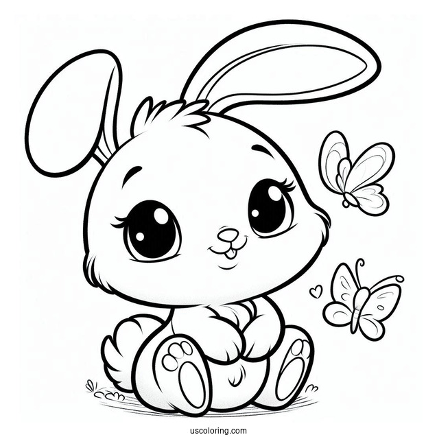 Baby Bugs Bunny Coloring For Kids