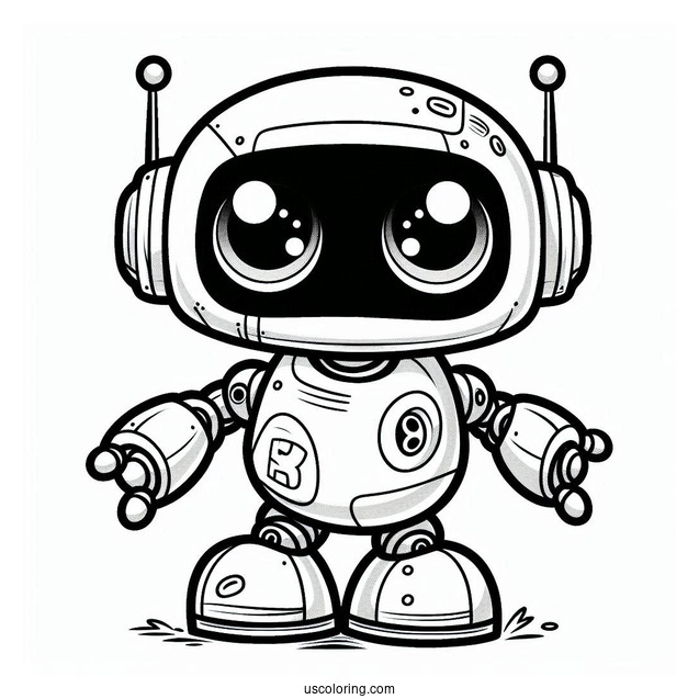 Poppy Playtime Coloring Page Of Boogie Bot For Kids