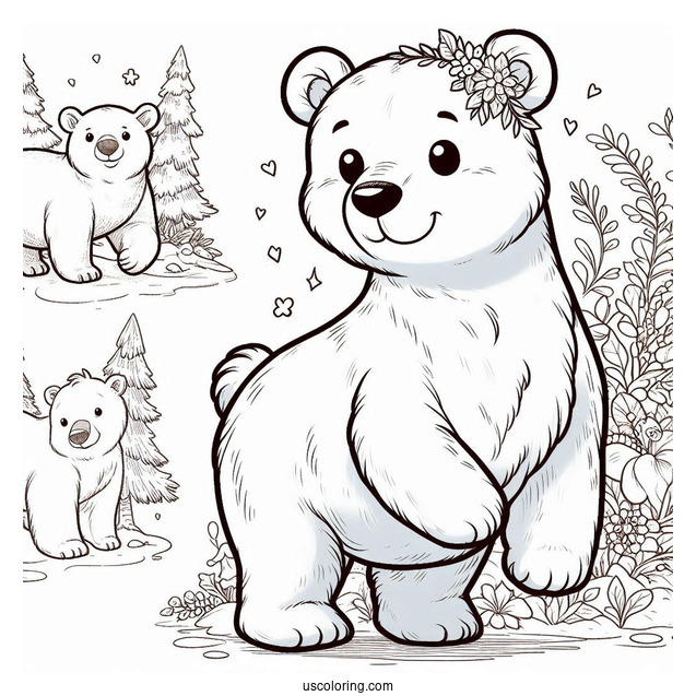 Polar Bear Standing Up