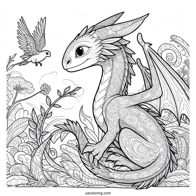 Detailed Raya And The Last Dragon Sisu Coloring Page