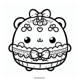 Sumikko Gurashi Coloring Page Of Shirokuma For Kids