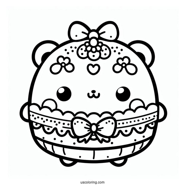 Sumikko Gurashi Coloring Page Of Shirokuma For Kids
