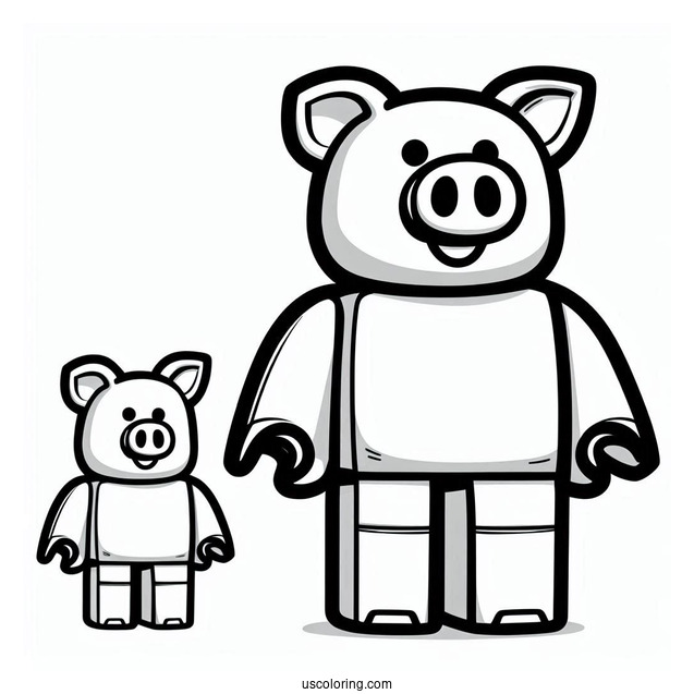Roblox Piggy Coloring Sheet