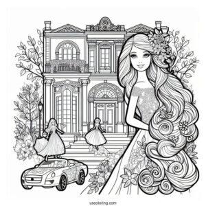 Barbie Movie Coloring page 2