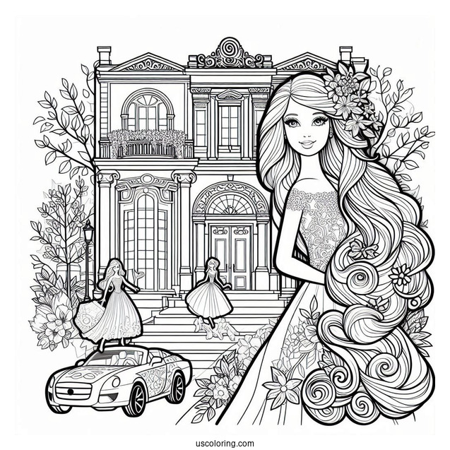 Barbie Movie Coloring page 2