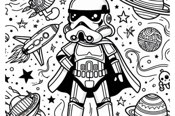 Stormtrooper Coloring Pages Featured Image