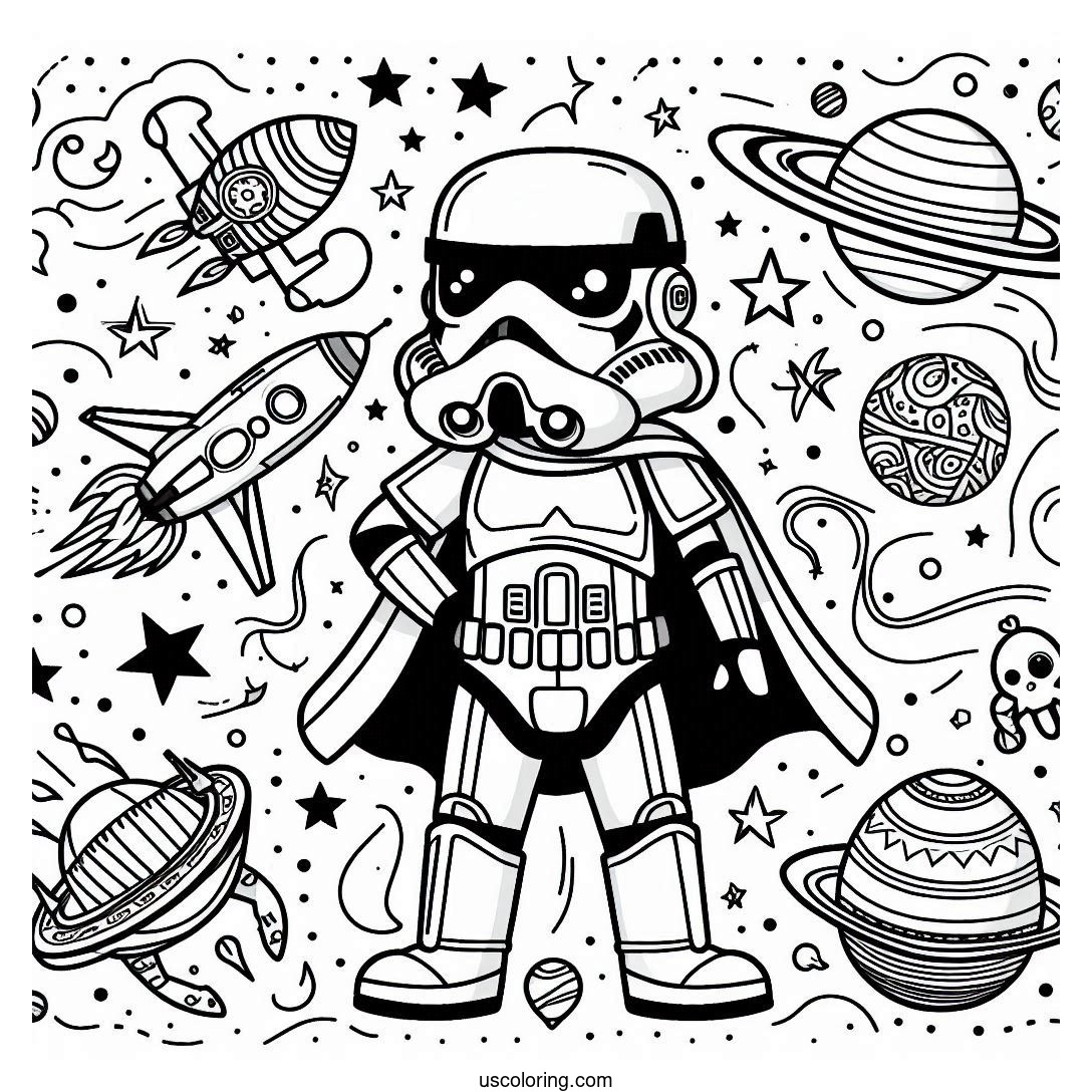 Stormtrooper Coloring Pages Featured Image