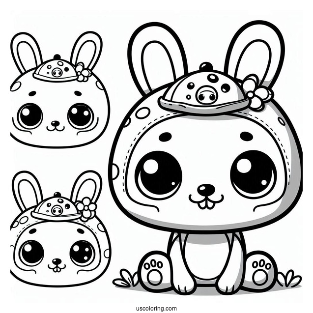 Octonauts Coloring Page Of Easy Tweak Bunny