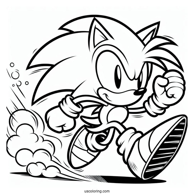 Sonic And Tails Coloring Sheet