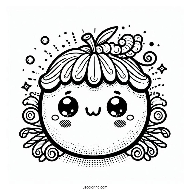 Sprunki Coloring Page Of Oren For Kids